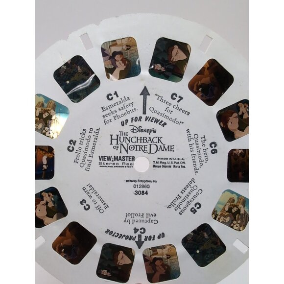 Viewmaster 3D Viewer Red Classic Vintage w/ Hunchback of Notre Dame Reels - Picture 5 of 11